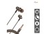 Hitage HB-91 in-Ear Extra Bass Earphone (Grey)